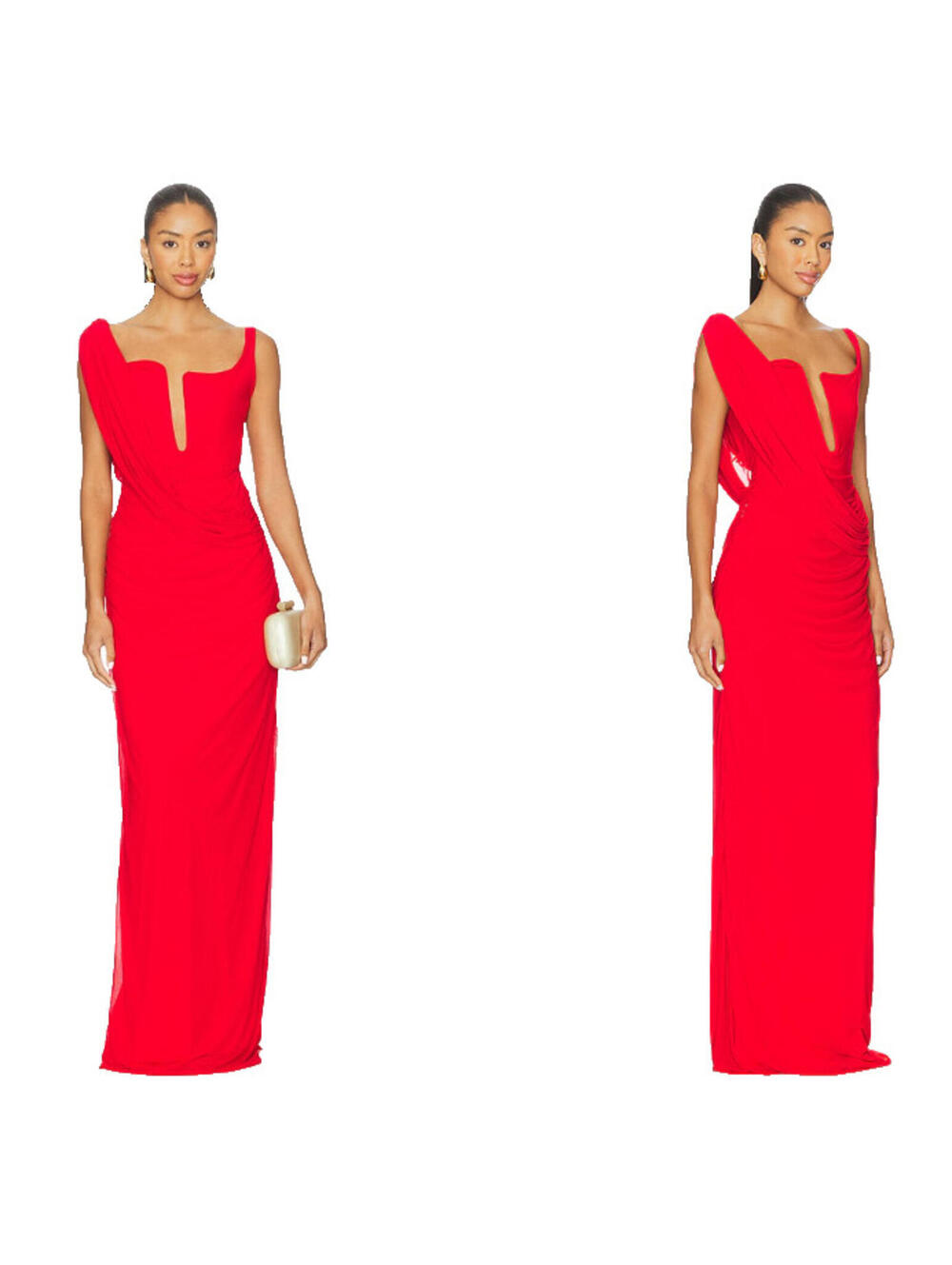 Deme by Gabriella Adriana long Dress Red Size  M $405msrp